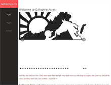 Tablet Screenshot of gallopingacres.com